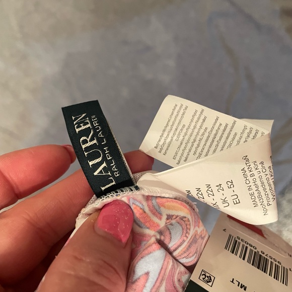 Plus Ralph Lauren swim top size 22 - Picture 12 of 13